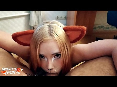 ❤️ Kitsune هن جي وات ۾ ڊڪ ۽ ڪم نگل ❌  ❌❤